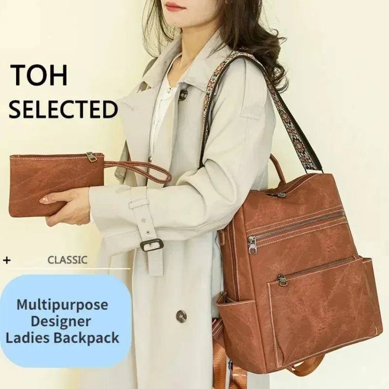 2026 New Women's PU Leather Wa - огляд і ціна Travel Backpack Anti Theft